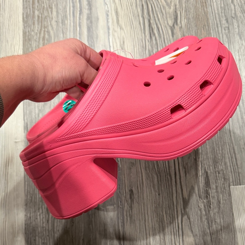 CROCS Siren Heels - Bright Pink - Picture 5 of 8